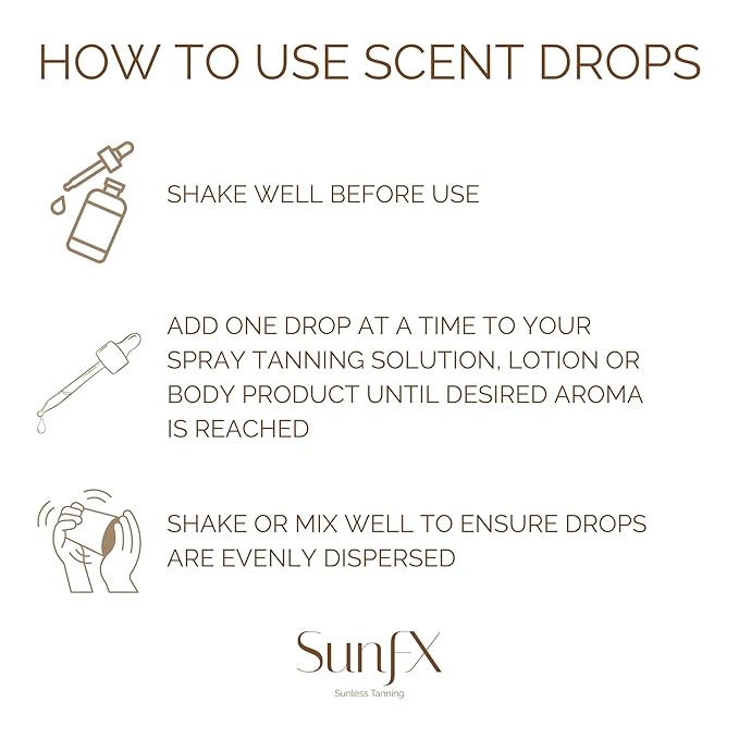 SunFX Scent Drops - Sunless Tanning Additive For Spray Tanning Cheeky Sunshine 1oz