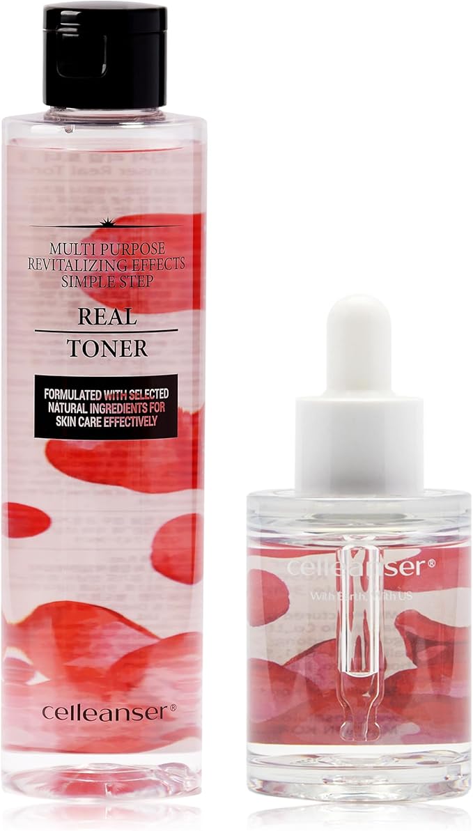 Gentle Hydrating Duo: Rose Toner and Ampoule Set