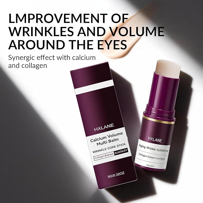 Calcium Multi Balm Stick for Wrinkles, Fine Lines & Firming – Hydrating Balm for Eyes, 1PCS