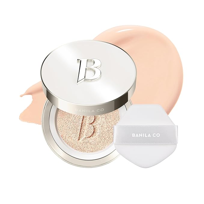 BANILA CO Covericious Ultimate Cover Cushion | Pore Blurring & Seamless Finish | Up to 100HR Long-Wear Matte Foundation | 20 Inclusive Shades | Korean Cushion Foundation (14g / 0.49 oz), 21C ROSE