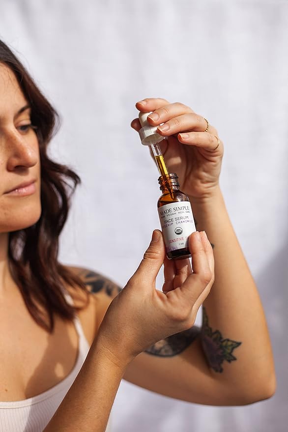 Rosehip Chamomile Face Serum - Certified Organic, Vegan, & Cruelty-Free