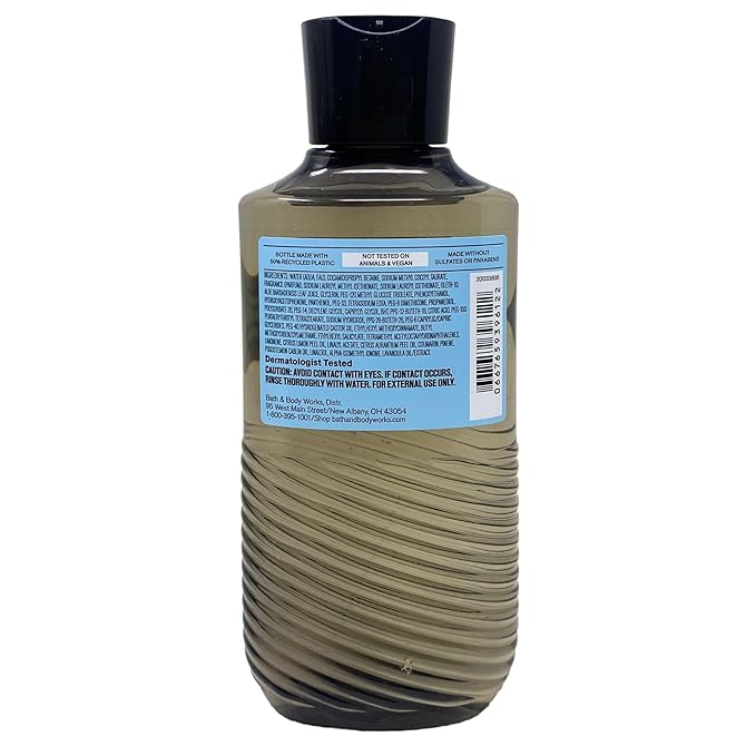 Bath & Body Works Distiller's Gin Trio Gift Set - Body Cream , Body Wash and Body Spray - with a Charcoal Scrub Bar Soap - Full Size