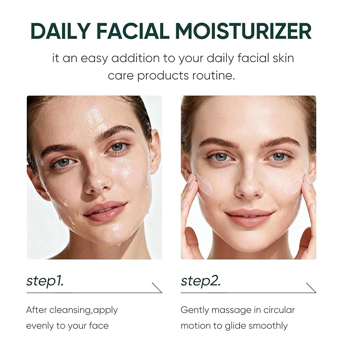 IREV PDRN Moisturizing Cream, Pure Salmon DNA PDRN Face Moisturizer, Face Moisturizer with Niacinamide Peptides, Anti Aging Face Cream for Glass Skin, Dry Skin Daily Skin Care