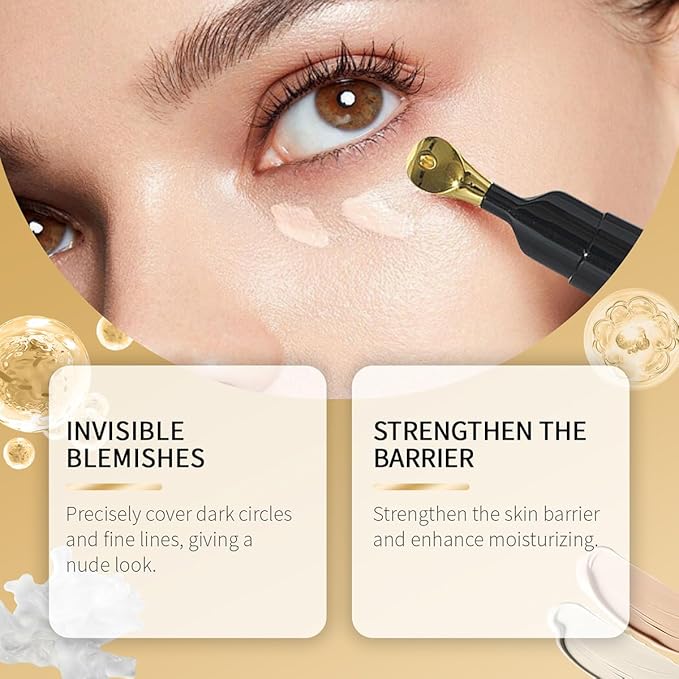 Eye Corrector SPF 41, Eye Essence with Vitamin E, Dark Circle Coverage Anti-Aging Tinted Eye Cream, Moisturizing Formula (Ivory White, 0.34 Oz)