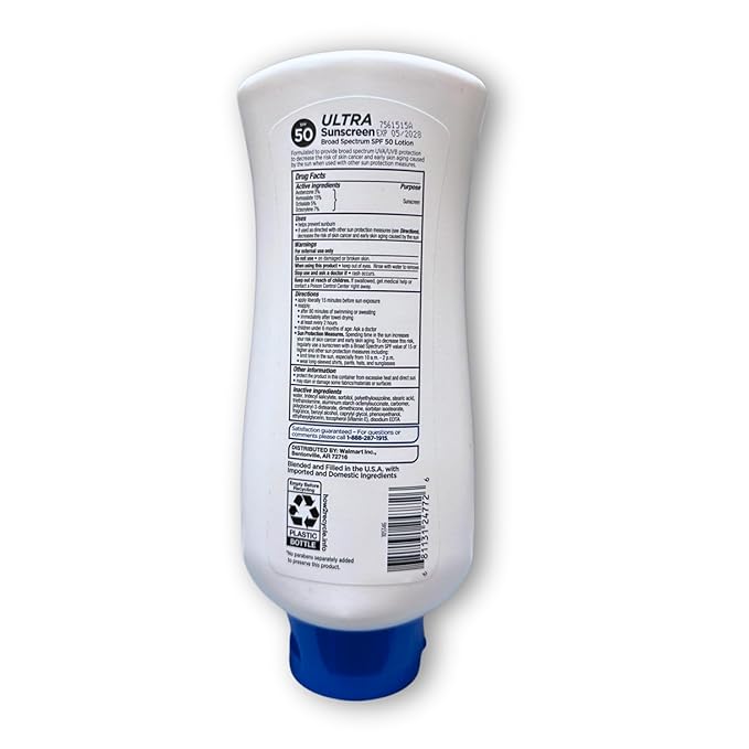 Ultra lotion SPF 50 sunscreen- Broad Spectrum, 16 fl oz (Pack of 1), Boxed By Fusion Shop Store