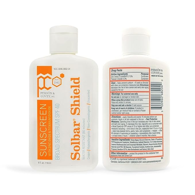 Solbar Shield Sunscreen SPF 40 4.40 oz (Pack of 4)