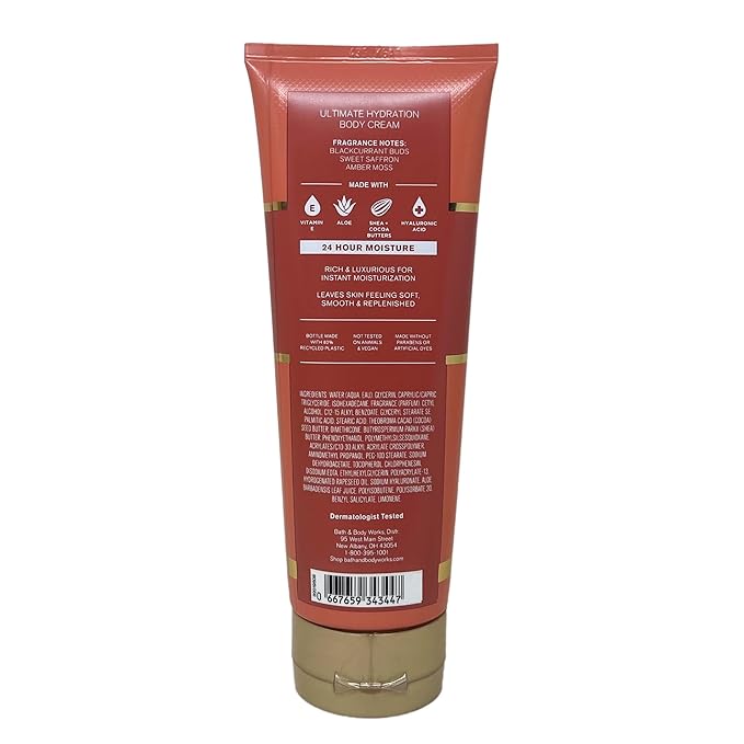 Bath & Body Works Seeing Rouge 2 Pack Ultimate Hydration Body Cream Bundle with a Natural Oats Bar Soap - Full Size