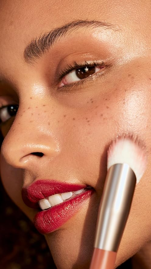 Rose Inc Number 2 Angled Blush Brush - Vegan & Sustainable Makeup Brush for Precise Application