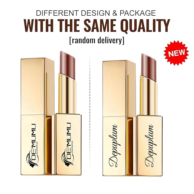 Pink Red Brown Lipstick Set for Women Shimmer Tinted Lip Balm Hydrating Moisturizing Lipstick Cruelty Free Lip Makeup, ZG107/108/117