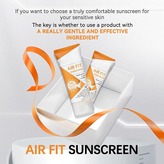 Ultra-light, non-greasy sunscreen - SPF 50+ Waterproof - UVA/UVB protection - Easy to apply (JX)