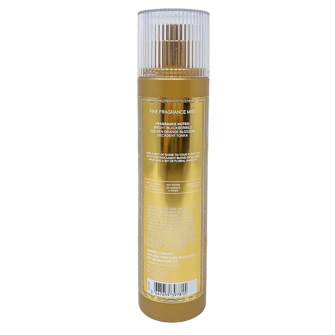 Bath & Body Works Touch Of Gold 2 Pack Fragrance Mist Bundle with a Natural Oats Bar Soap - Full Size