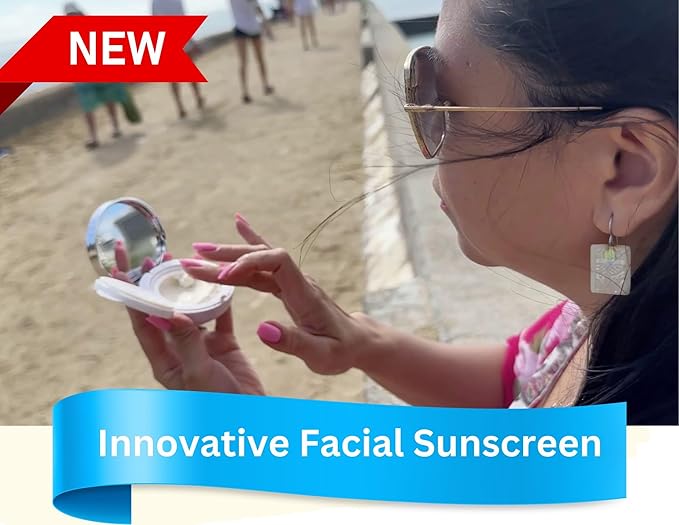 Love Hawaii Sunscreen for Face Sunscreen with Mirror in flip case pocket size