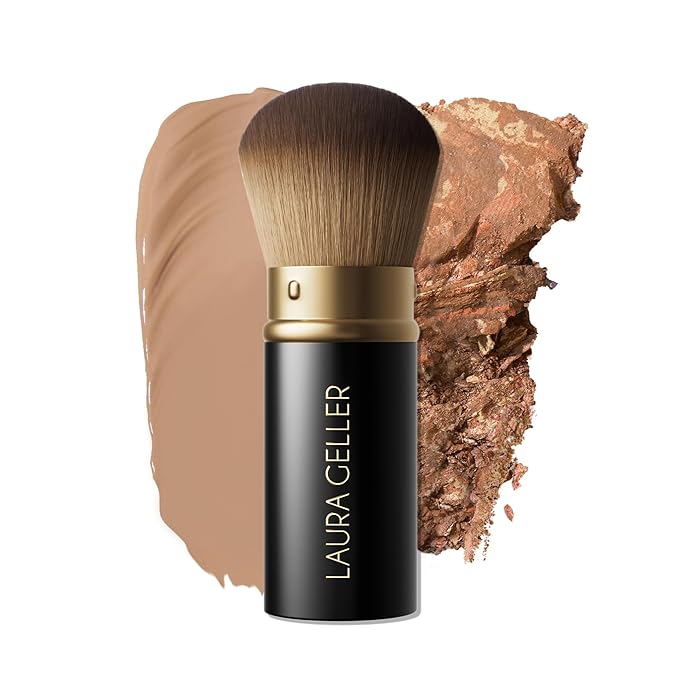 LAURA GELLER NEW YORK Cosmetic Professional Makeup Brushes - Cruelty-Free - 01 Retractable Airbrush Kabuki Brush