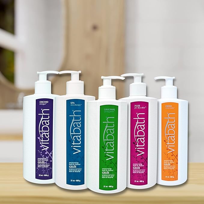 Vitabath ORIGINAL Moisturizing Bath & Shower Gelée (21 oz, Sandalwood)