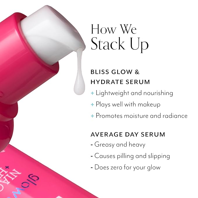 Bliss Glow & Hydrate Serum + Clear Genius Toner + Serum Duo | Hydrate, Clarify, and Purify