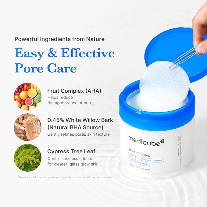 medicube Clear Glass Skin Duo: TXA+Niacinamide Capsule Cream and Zero Pore Pads 2.0