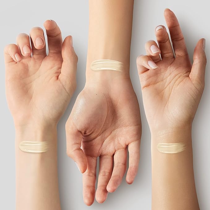 Air Cushion CC Cream Foundation Makeup, BB Cream Makeup, Color Correcting CC Cream, Tattoo Cover Up, Natural Full Coverage Foundation, Moisturizing Concealer Brighten,Even Skin Tone(2 PCS Natural)
