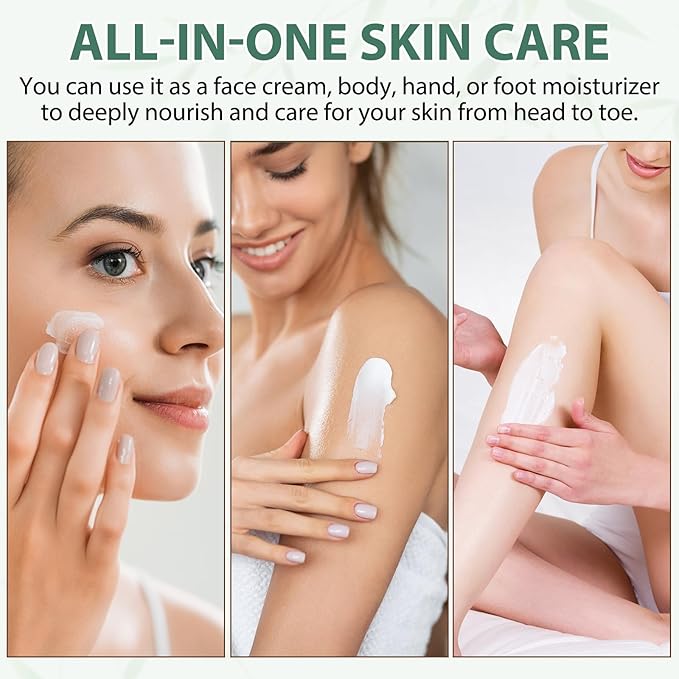 Beef Tallow for Skin, Organic Grass Fed Beef Tallow and Raw Wild Honey, Natural Whipped Tallow Balm for Face & Body Deeply Moisturizing, Body Lotion for Sensitive Skin Care, 4.2 oz