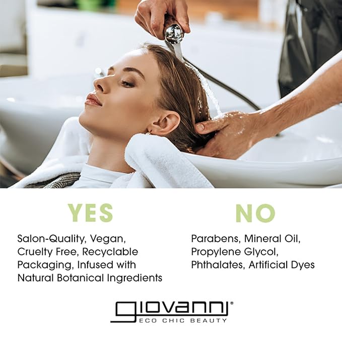 GIOVANNI ECO CHIC Styling Glue Custom Hair Modeler - Styling Glue, Hair Products for Men & Women, Firm Hold, Spike, Sculpt, Shape with our Hair Paste, Customize Style, No Parabens, Color Safe - 2 oz