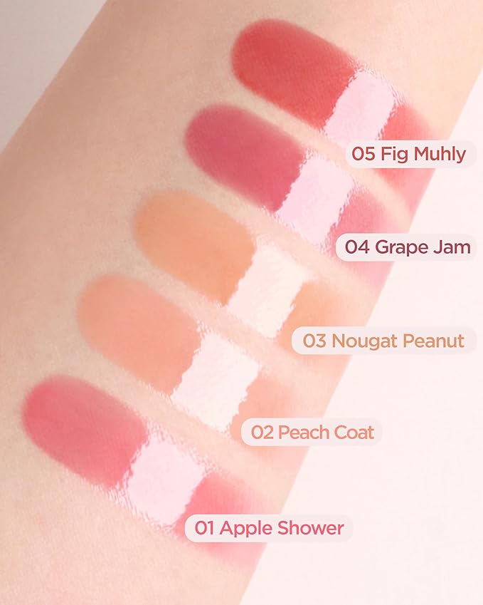 THESAEM Saemmy's Syrup Shot Melting Balm - Plumping Lip GLoss Lipstick for Glazed Shine Lips - Korean Lip Makeup - Long Lasting Moisturizing, 0.06oz. (04 Grape Jam)