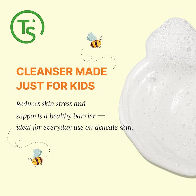 TS Kids Shampoo & Bodywash Free Sulfate, Parabens, Silicones, Allergen (14.1 fl oz, 400ml) (Kids Bodywash)