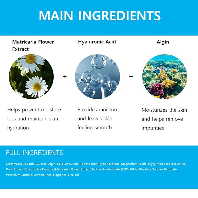 jNE Anskin Original Modeling Mask Powder Pack | Korean Skincare Face Pack for Calming Irritated Skin, Deep Hydration & Pore-Cleansing Care (8.47oz / 240g, Hyaluronic)