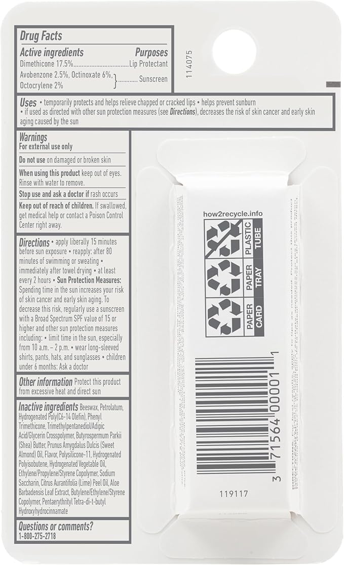 O'Keeffe's Lip Repair SPF 35 Lip Balm - Stick - Sun-Safe Moisturizer for Extremely Cracked, Dry Lips, (Pack of 6)