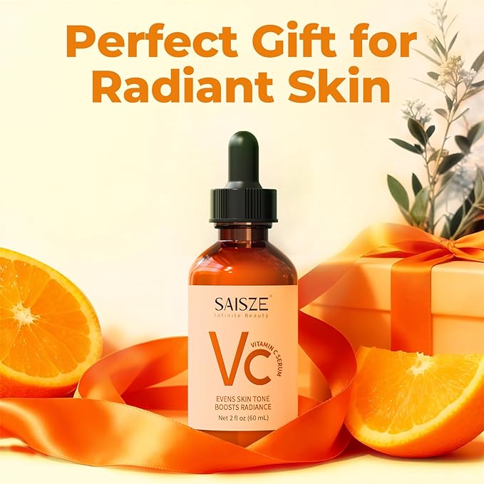 Vitamin C Serum for Face, Facial Serum for Dark Spot, Skin Care Gifts for Women, Anti Aging with Vitamin C, Hyaluronic Acid, 60ml