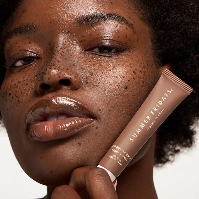 Summer Fridays Tinted Lip Butter Balm - Conditioning Vegan Lip Balm for Instant Moisture, Shine & Hydration - Sheer-Tinted, Soothing Skincare - Hot Cocoa (.5 Oz)