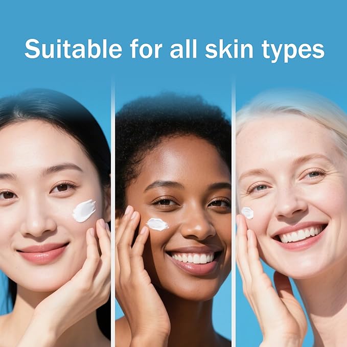Body & Face Sunscreen SPF 60 Travel Size Sunscreen Lotion Broad Spectrum No White-Residue Non-Sticky Water Resistant for All Skin Types Travel Essentials for Women Men Reef Safe 1.41oz