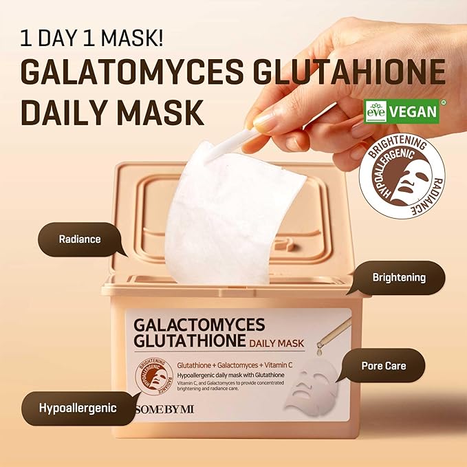 SOME BY MI Galactomyces Pure Vitamin C Glow Toner & Glutathione Daily Mask