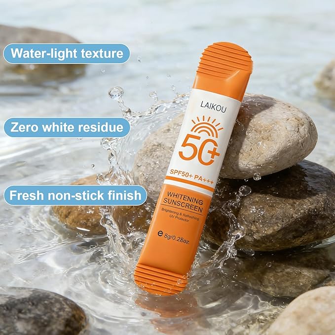 20 Pack Travel Size Sunscreen SPF50+ PA+++ - Mini Sunscreen Bulk for Face & Body, Lightweight & Non-Greasy, Water-Resistant Sunscreen Packets for Outdoor Sports & Party Favors, 0.28 OZ/Pack