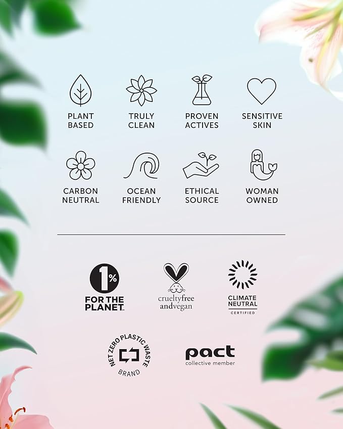Earth Harbor | Tidal Rose Crystal Hydration Toner - Soothes Inflammation & Tones | Rose Water + Rose Quartz + White Tea | 100% Natural & Cruelty-Free | 2 fl oz