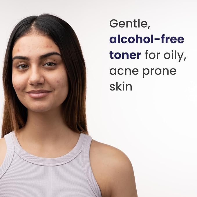 Pore Refining Face Toner | Tightens Enlarged Pores | Regulates Oil Production | Retains Moisture & Ph Balance | Alcohol-Free Toner for Oily and Acne Prone Skin |100 Ml