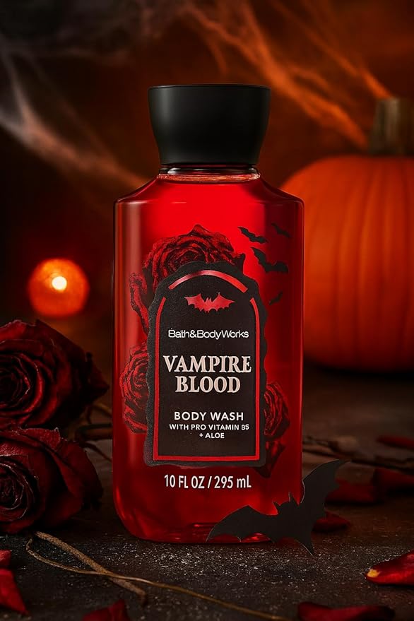Bath & Body Works Vampire Blood Body Wash – Limited Edition Halloween Scent – 10 fl oz / 295 ml – Shower Gel with Rich Lather & Fragrance
