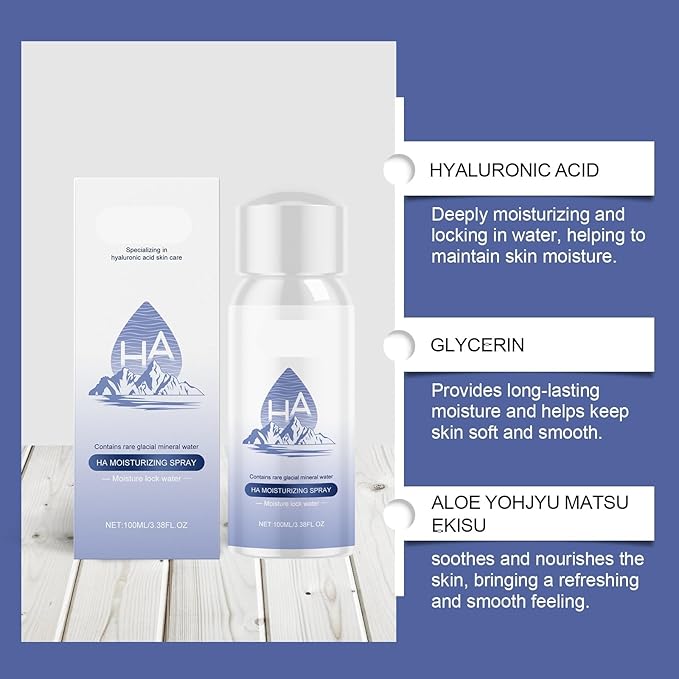 Hydrating Facial Spray - Deep Moisturizing Toner, Quick Absorption, Long-Lasting Hydration, Gentle Formula For Daily Skincare(3PCS)