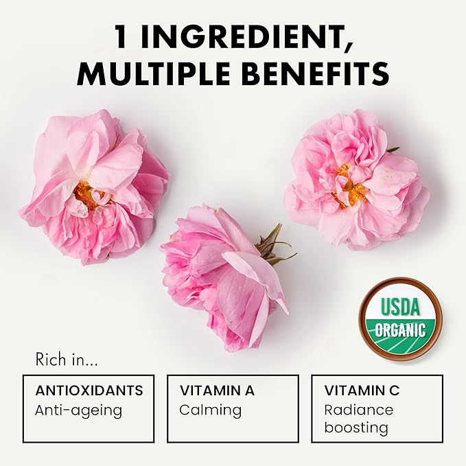 Eclat Skincare Unclog & Hydrate - Rose Water Toner and Hyaluronic Acid Serum - Combo Pack - 100% Vegan & Dermatologist Developed