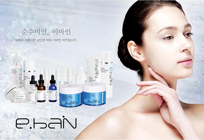 Ebain Multi Peptide Toner 180ml 6fl.oz. Korean Skin Care Hydrating & Anti-Aging Mist