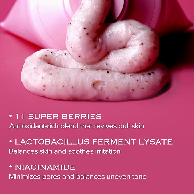 3-Step Glacial Glow Bundle | Ice Sorbet Toner Pads + Very Berry Pore Deep Cleansing Foam + Volume Up Time Block Serum | Puffiness Care, Pore Cleansing & Wrinkle Plumping Skincare Set