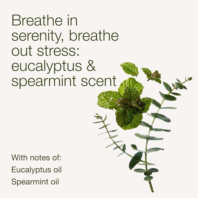 Bath & Body Works Eucalyptus Spearmint Body Wash & Foam Bath, Aromatherapy Cleanser with Vitamin E & Aloe, Non-Drying & Gentle for Daily Use, 10 fl oz - 2 Pack