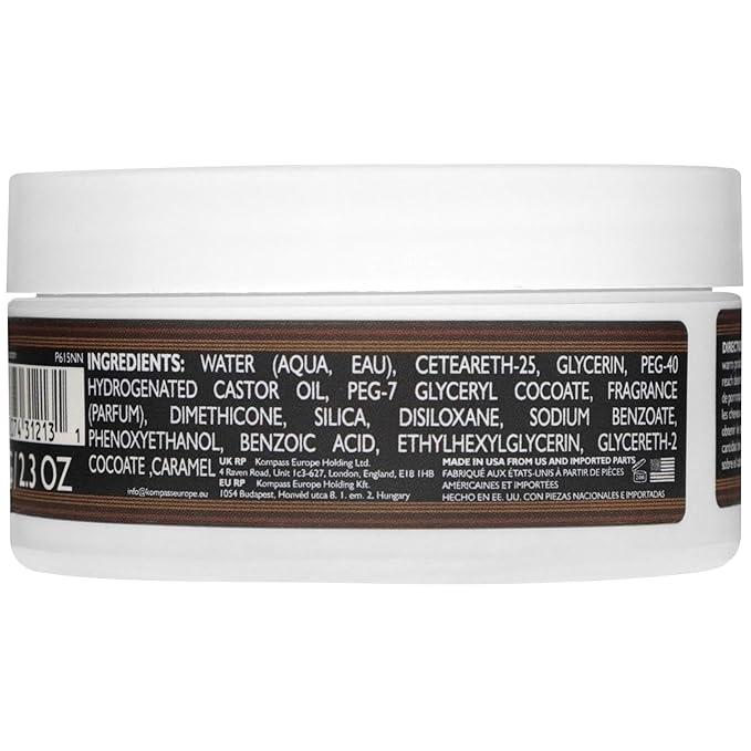 Suavecito Pomade Original Hold For Men 2.3 oz, 1 Pack - Medium Shine Water Based Wax Like Flake Free Hair Gel - Easy To Wash Out - All Day Hold For All Hairstyles