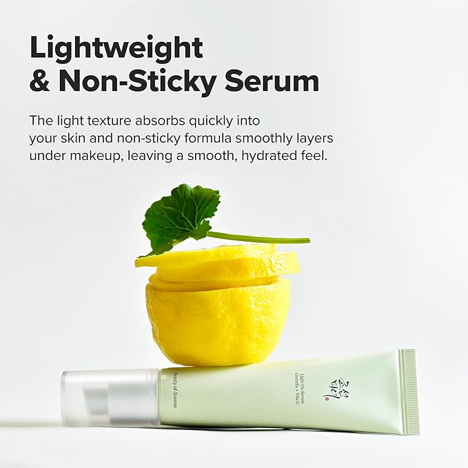 Beauty of Joseon Light On Serum Vitamin C Centella Dark Spot Fine Lines Pigmentation Correcting Serum, Hydrating Moisturizer, Korean Skin Care for Men and Women, 30ml, 1 fl.oz (Pack of 2)
