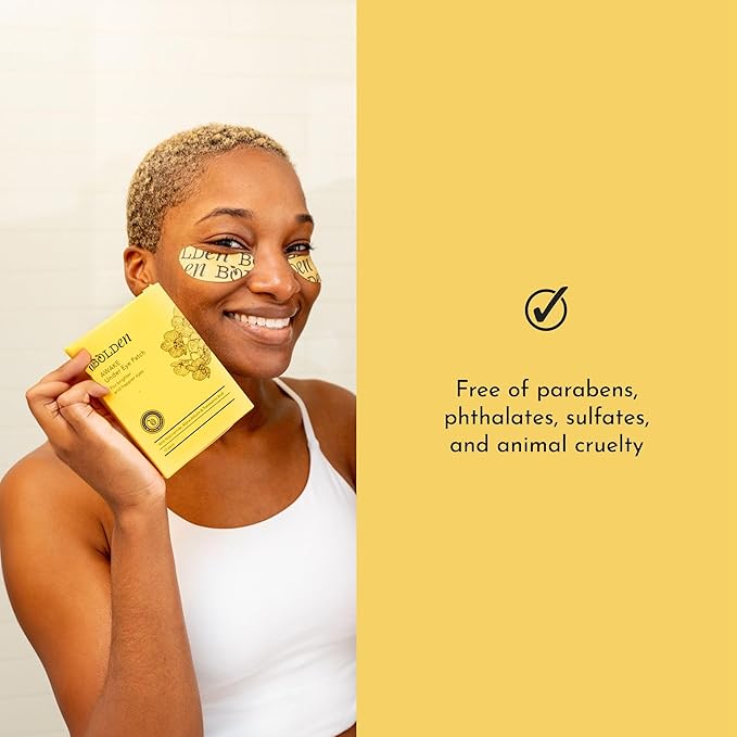 Bolden Skin Brightening Toner & Under Eye Patches Bundle – AHA Toner + Brightening Eye Masks | with Glycolic Acid, Vitamin C & More