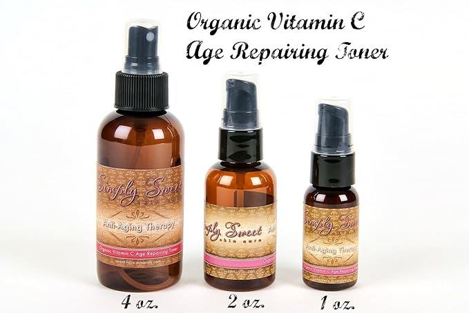 ANTI AGING KIT (4oz SET) Cleanser Toner Moisturizer Vitamin C Skin Care Facial Fine Lines Wrinkle Reducer Cell Pores Organic Vegan Face Firming Lotion