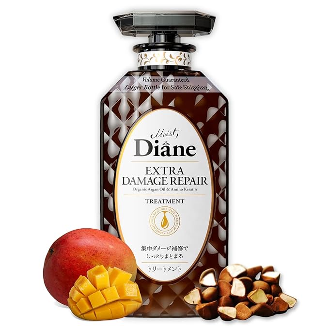 Moist Diane Natural Conditioner for Men, Moisturizing Conditioner for Women by Keratin, Collagen, Vitamin E & Mango Oil, Argan Oil CONDITIONER from Japan, Sulfate Free 15.2 Fl Oz EXTRA DAMAGE REPAIR