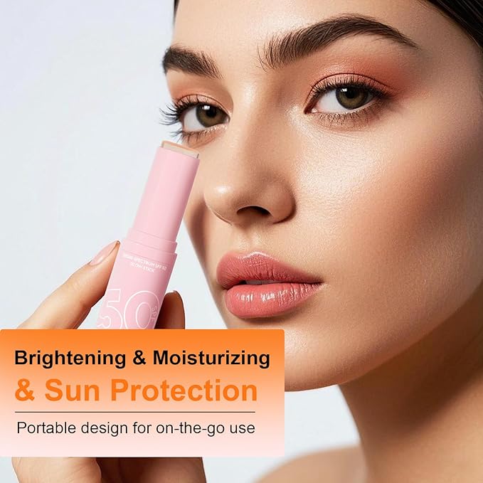 DAGEDA Watermelon Sunstick, Sunscreen Stick SPF 50, Transparent Lightweight Texture, Sweat and Water Resistant Roll On Sunscreen for Face and Body