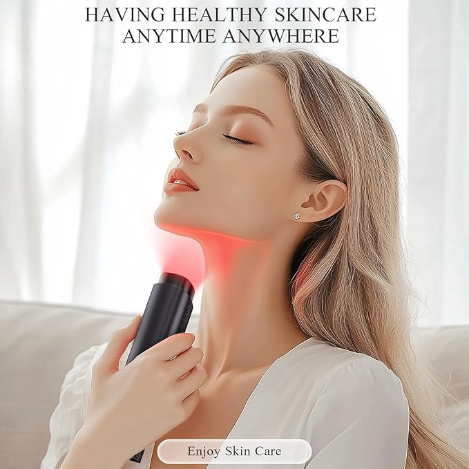 BNU Face Massager Tool, Light Facial Sculpting Tool for Lifting, Firming, Depuffing, and Promoting Absorption, 4 Level Microcurrent Facial Massager, Red Light Therapy for Face, Neck, and Eye