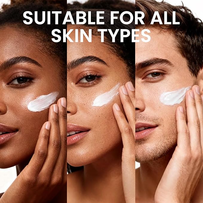 5X Ceramide Barrier Moisturizer Face Cream, With Ceramide Hyaluronic Acid Centella Collagen Hydration Relief Redness Reducing Ultra Repair Cream For All Skin Type Sensitive Skin 2PCS