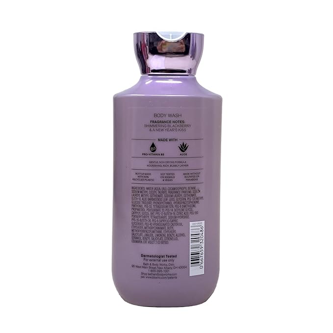 Bath & Body Works Cue The Confetti - 2 Pack Of Body Wash with a Creamy Rose Bar Soap - Full Size