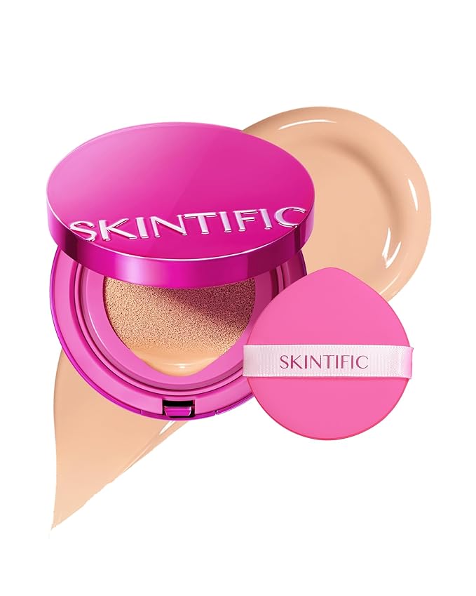 Cover Glow Perfect Cushion Foundation – Natural Radiant Finish, Medium-to-High Buildable Coverage, Hydrating Peptide Complex, Lightweight for Dry & Combination Skin, #03 Petal